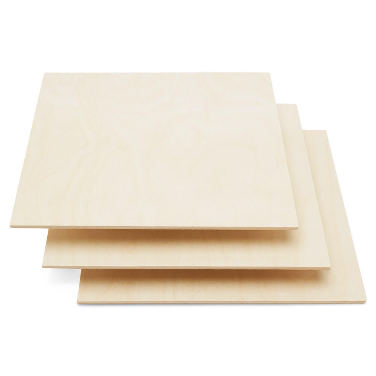 3mm, 1/8 x 8 x 8 Unfinished Baltic Birch plywood sheets