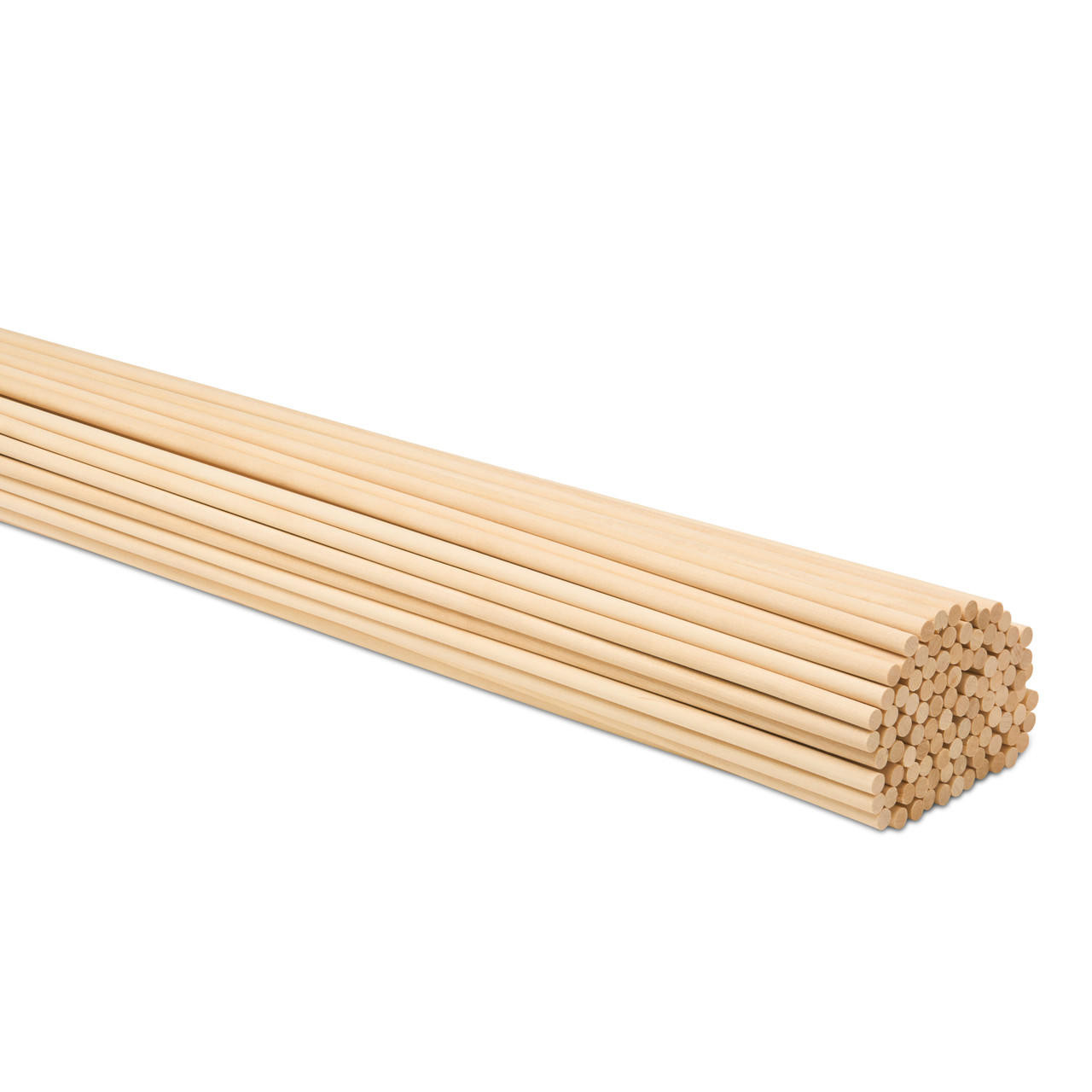 Dowel Rods Wood Sticks Wooden Dowel Rods - 3/8 x 48 Inch