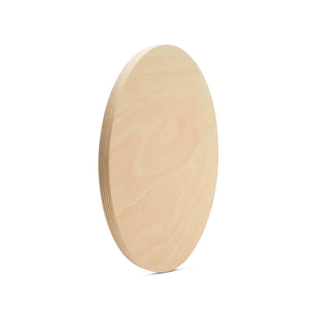 Pack of 12 Wood Circles for Crafts 1/8 Thick, Choice of 1, 2, 2.5