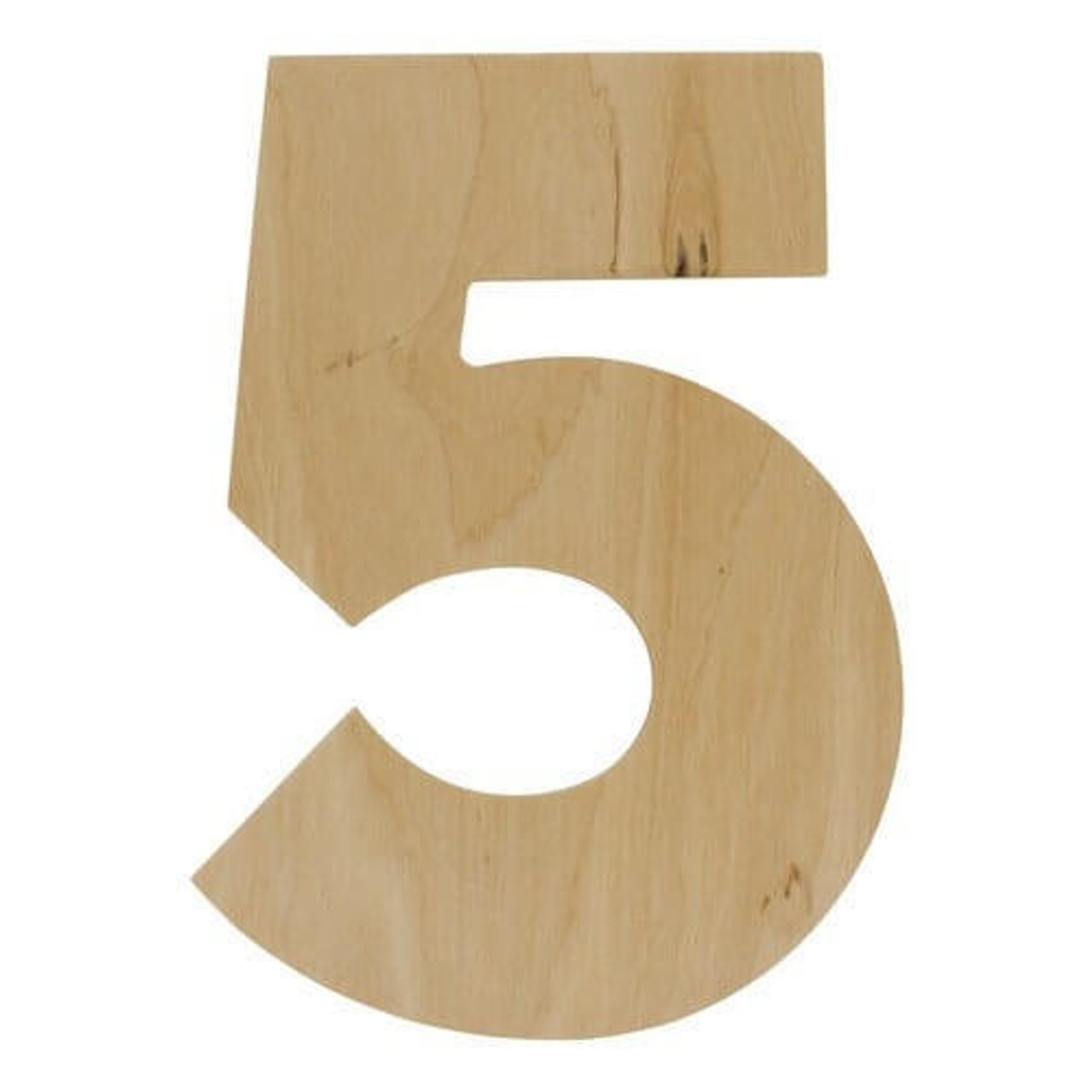 Wooden Numbers - Craft Cuts