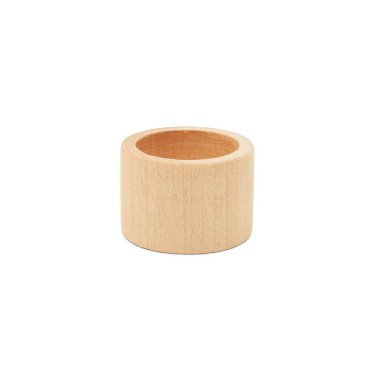 Classic Wooden Napkin Rings, Unfinished