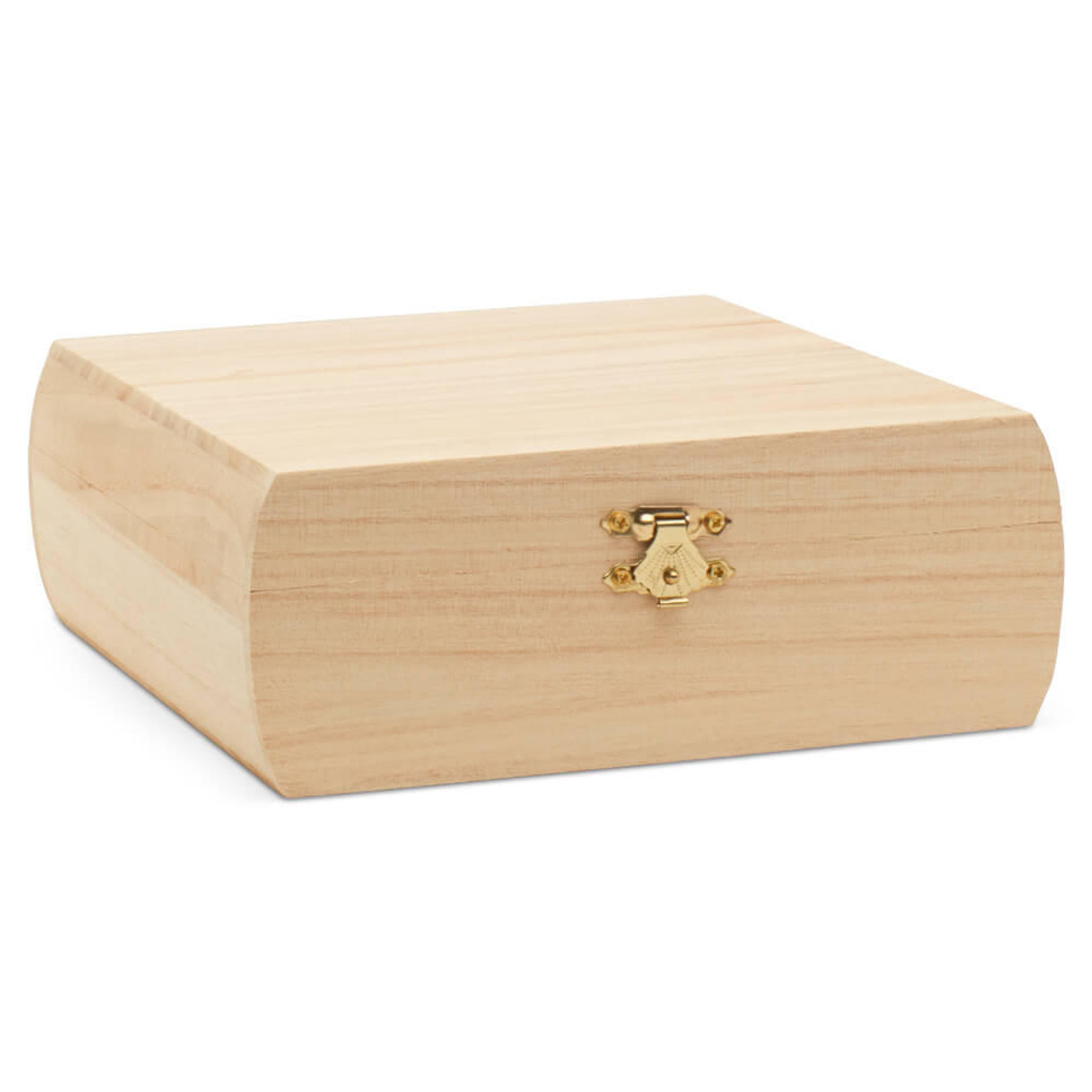 plain wooden box