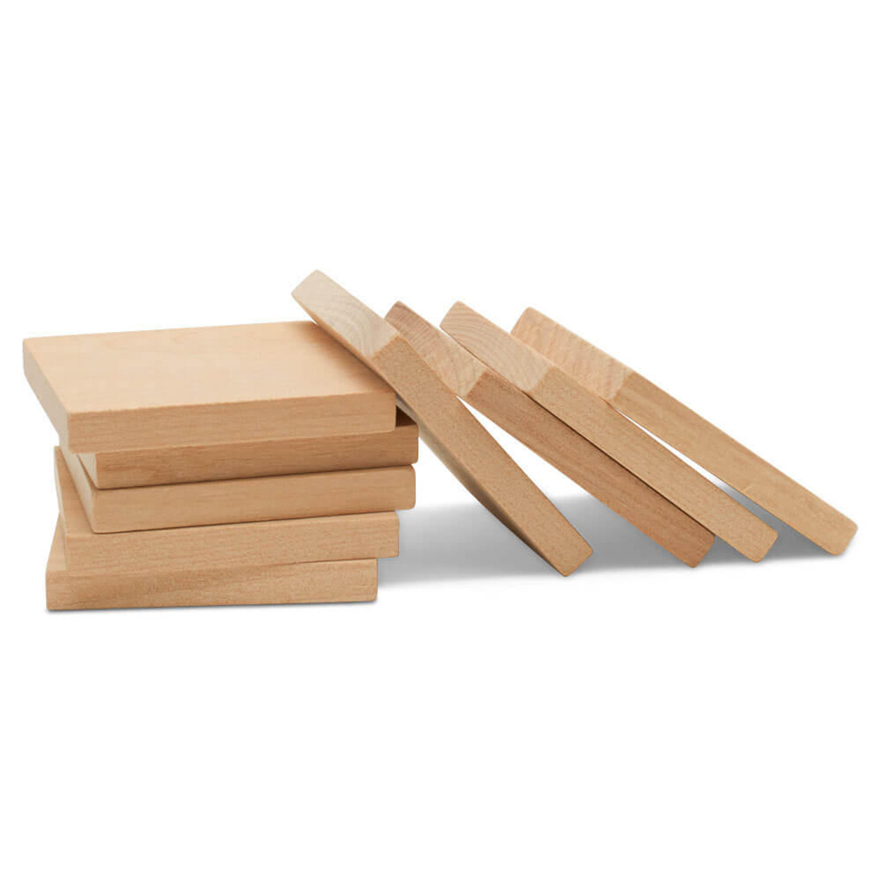 Wooden Square Cutout, 2 by 2, 1/4 thick