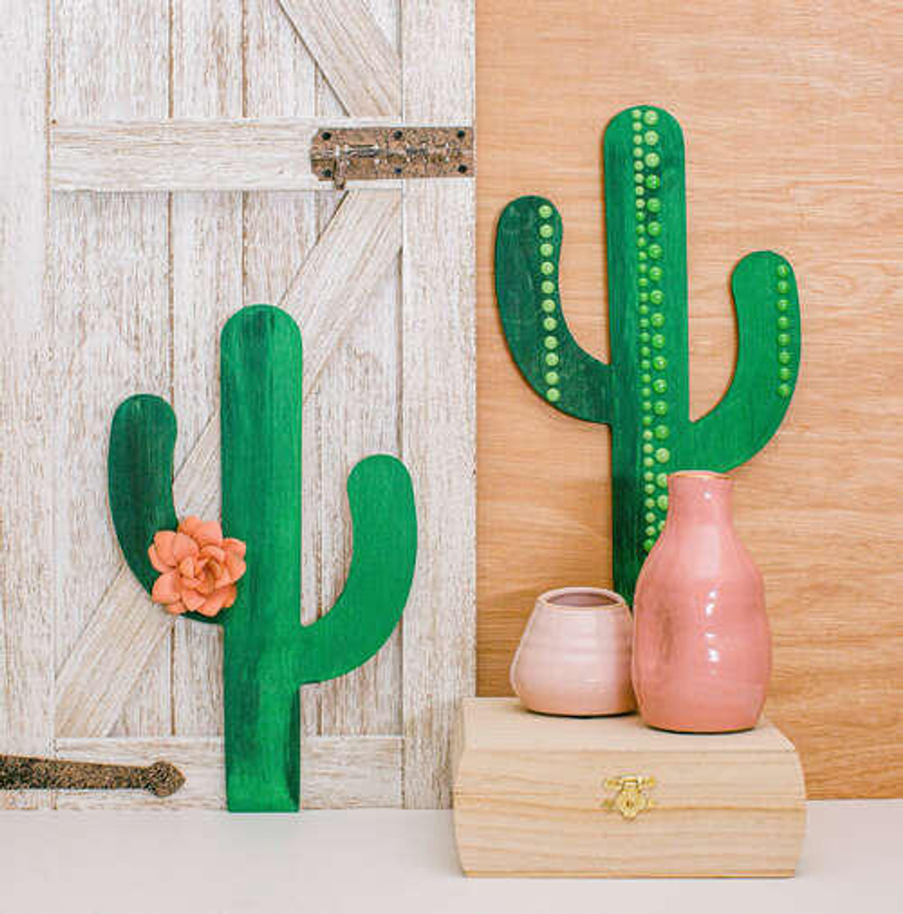 Cactus Wooden Pegs