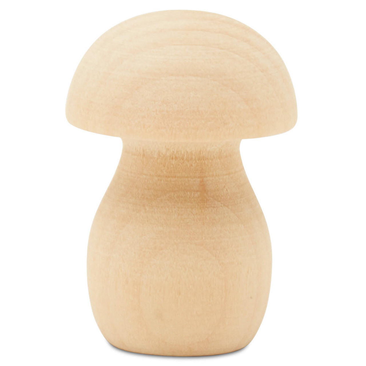 Small wooden mushroom set of 5 – Craft Supply House