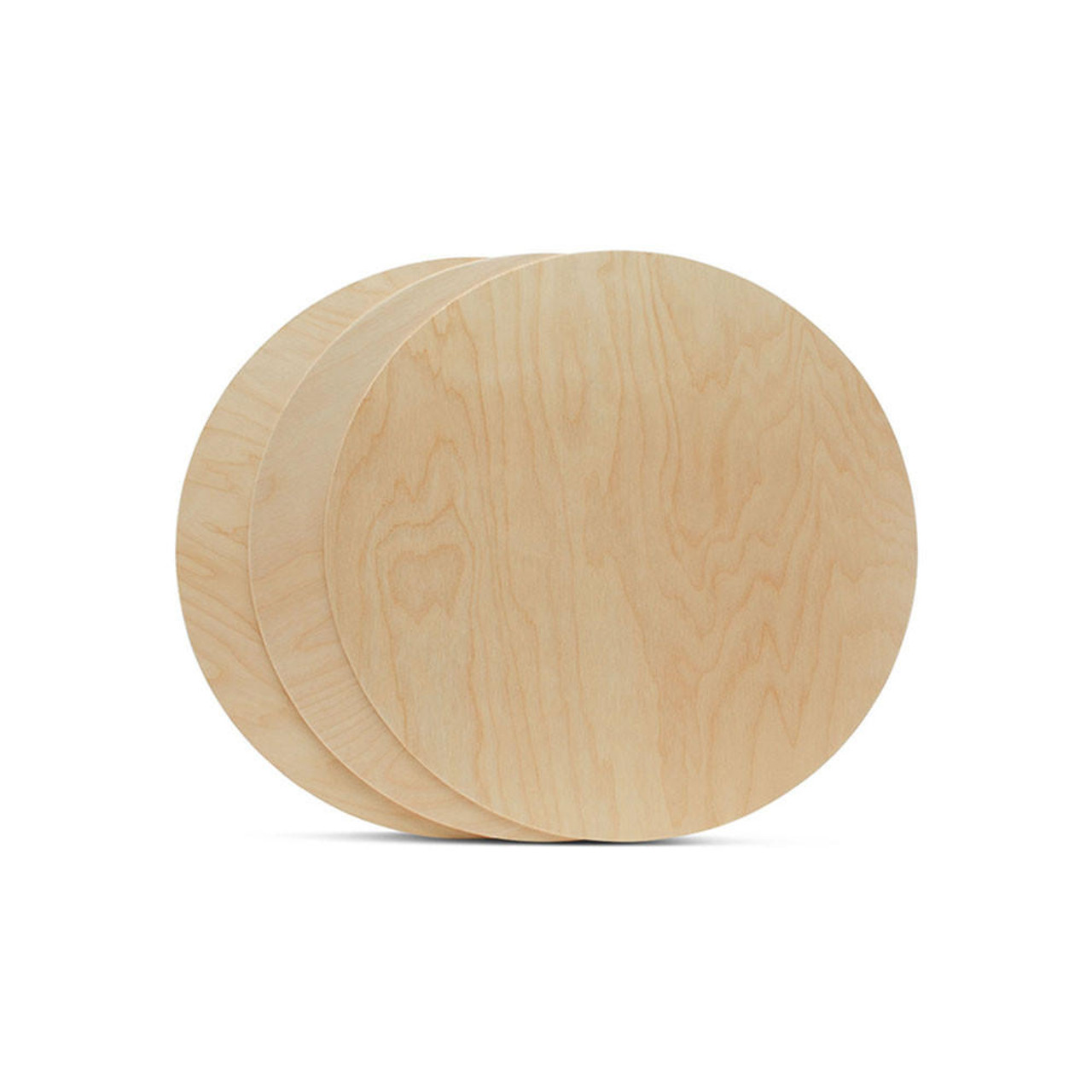 Wood Circles 12 inch 1/2 inch Thick, Unfinished Birch Plaques, Pack of 5 Wooden  Circles for Crafts and Blank Sign Rounds, by Woodpeckers 