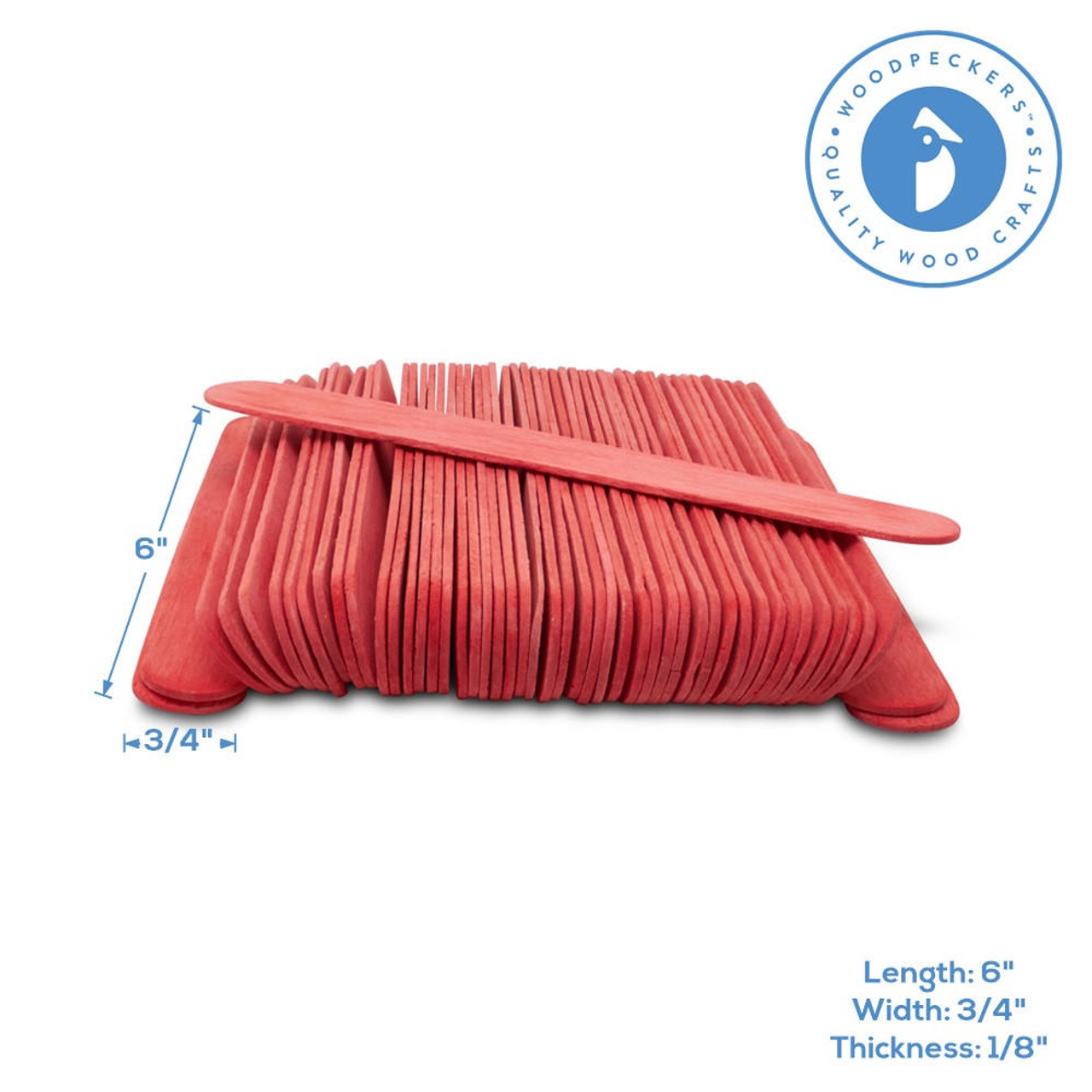 Shop Red Popsicle Sticks: Reusable Acrylic Red Cakesicle Sticks 12 CT –  Sprinkle Bee Sweet