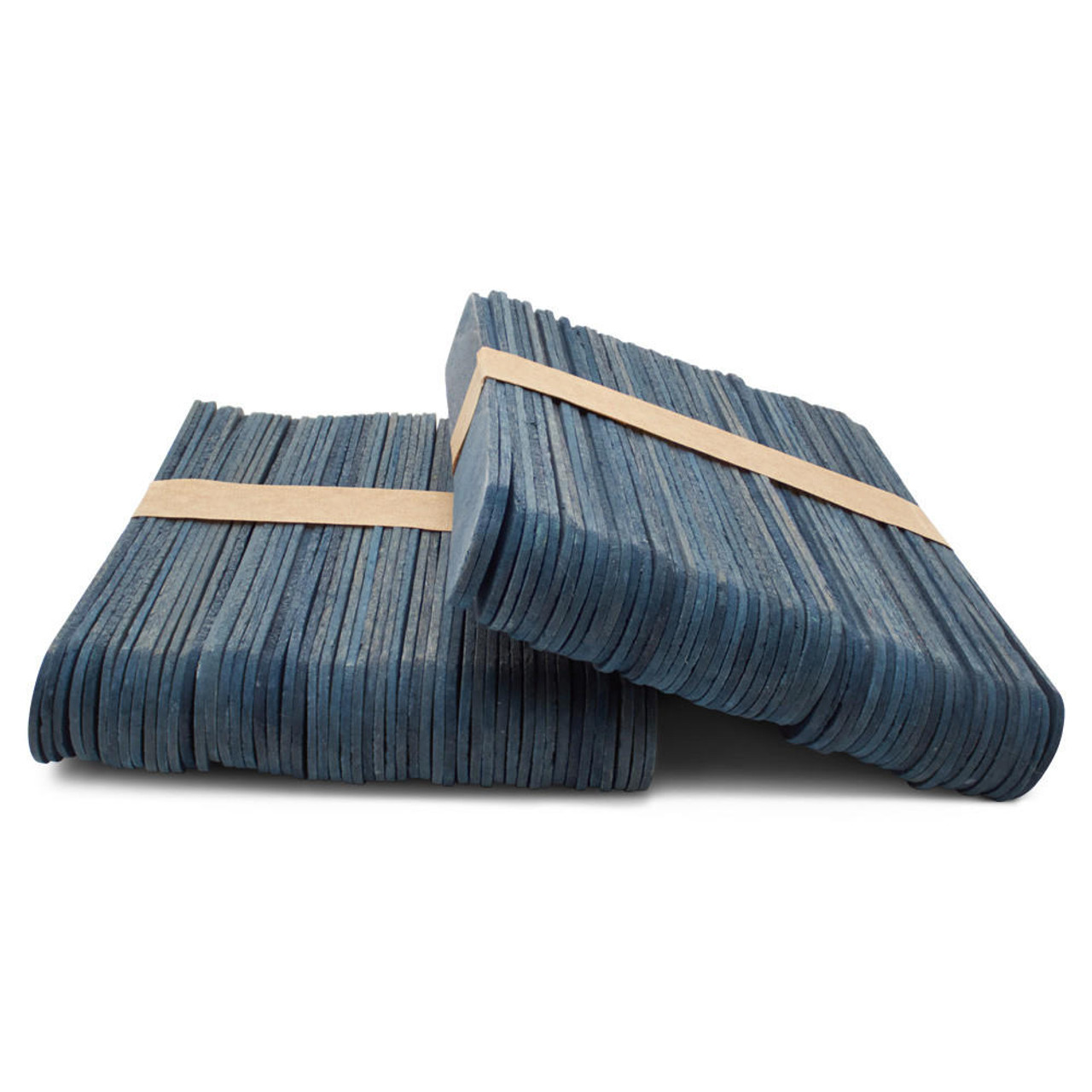Jumbo Wooden Craft Sticks 6”, Dark Blue