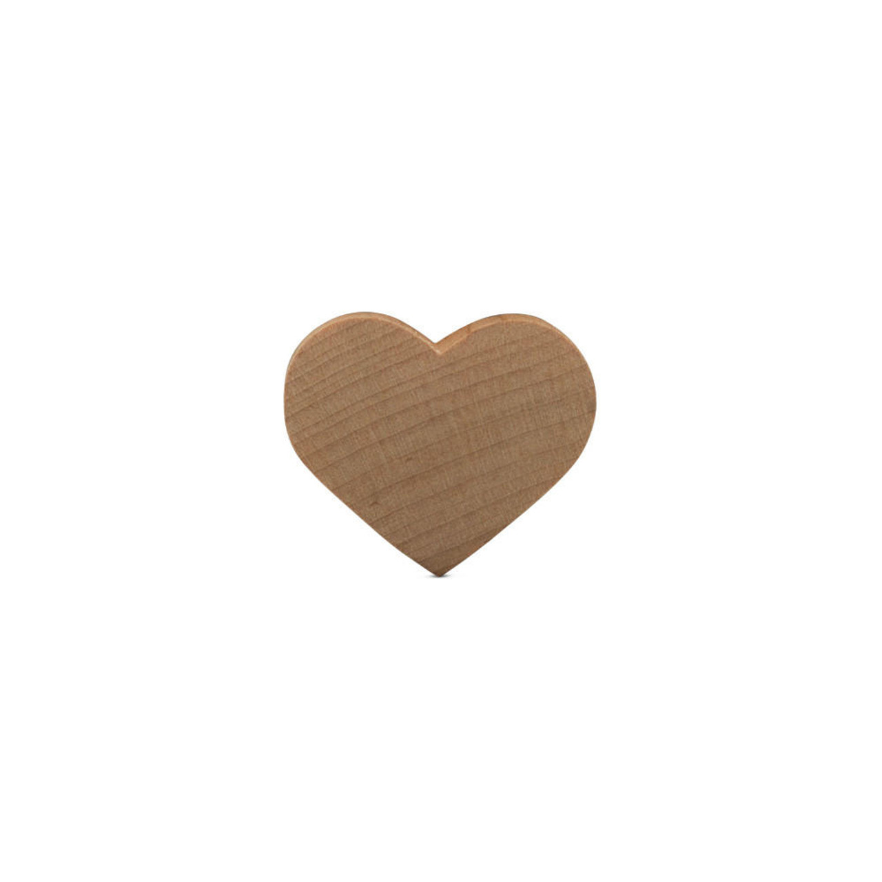  Wooden Heart Cutouts 12 inch, 1/4 inch Thick, Pack of