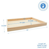 Unfinished Wood Tray Frame 11