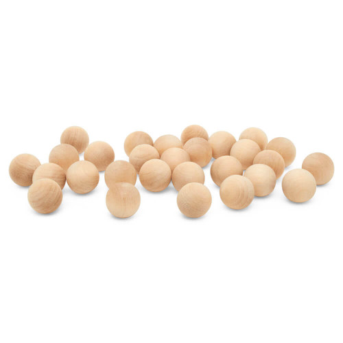 wholesale No hole round Wooden balls for crafts DIY accessories