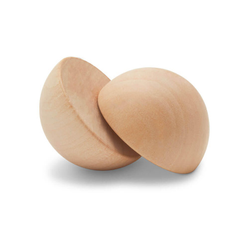 Woodpeckers Crafts 1-1/2 Split Wooden Ball 