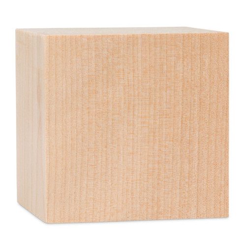 Unfinished Wood Craft Cubes 1-1/2 inch, Pack of 36 Small Wooden Blocks to  Decorate, Wooden Cubes for Crafts and Décor, by Woodpeckers