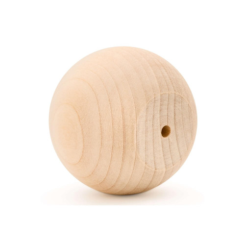 Woodpeckers Crafts 2-1/4" Wooden Ball Knob 