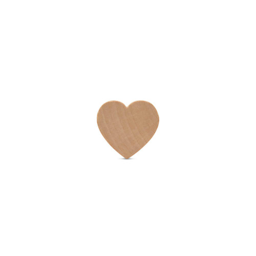 Woodpeckers Crafts 1-1/2" Wood Heart Cutout, 1/8" Thick 