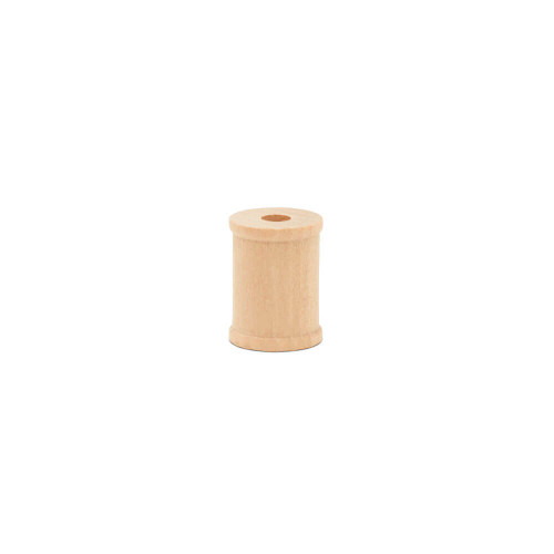 Wooden Spools 1/2 x 1/2 inch Pack of 250 Unfinished Mini Birch Wood Spools, Splinter-Free, for Crafts and Wood Jewelry by Woodpeckers