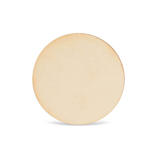 Wood Discs for Crafts, Blank Tokens, or Wooden Coins, 3 x 1/16 inch, Pack  of 250 Unfinished Wood Circles, by Woodpeckers 