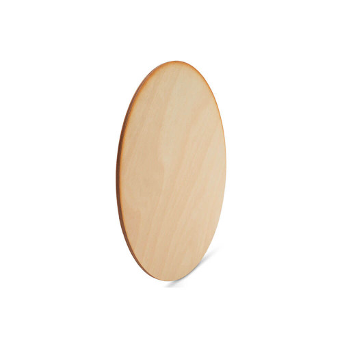 Wood Circle Cutout, 4-1/2 wooden discs, dark edged