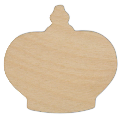 Woodpeckers Crafts 3-3/8" Royal Crown Wood Cutout 