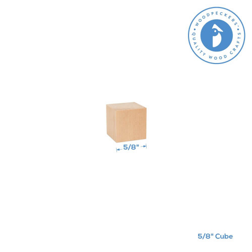 Woodpeckers Crafts 5/8" Cube 