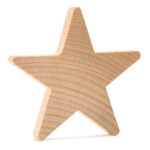 Woodpeckers Crafts 1" Wooden Star, 3/16" Thick 