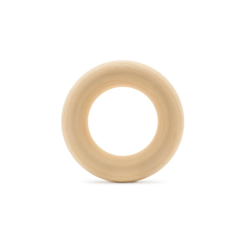60 Pcs Unfinished Wood Rings for Macrame,5 Different Sizes Wooden Rings for Crafts,70mm/55mm/40mm/30mm/20mm,natural Solid Wood Ring for Ornaments Craf