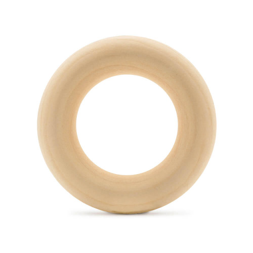 Wooden Rings for Crafts and DIY Set of 6