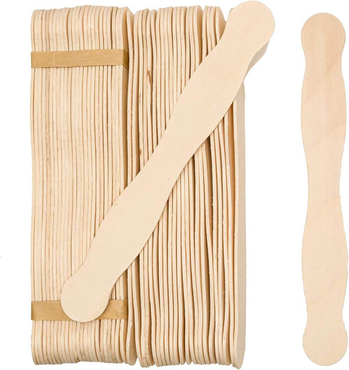 Woodpeckers Colored Popsicle Sticks for Crafts, Large Colored Craft Sticks,  Pack of 500, Each Stick 6” Long x 3/4” Wide 