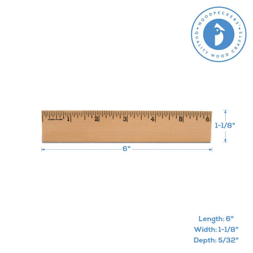 Woodpeckers Colored Popsicle Sticks for Crafts, Large Colored Craft Sticks,  Pack of 500, Each Stick 6” Long x 3/4” Wide 