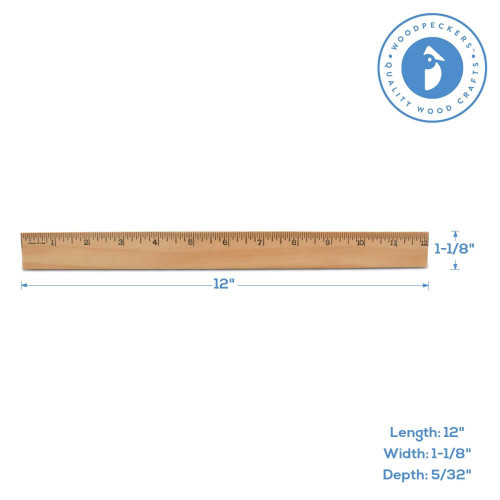 Wooden Ruler - Crafts & Supplies