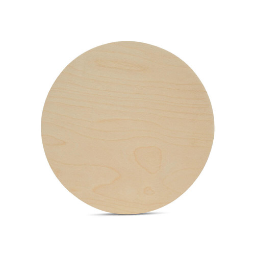 Woodpeckers Crafts 7" Circle Wooden Cutout, 1/4" Thick 