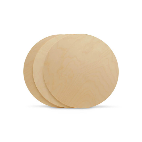 Woodpeckers Crafts 13" Circle Wooden Cutout, 1/4" Thick 