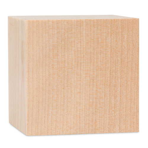 Woodpeckers Crafts 3" Wooden Cube 