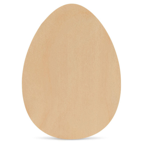 Woodpeckers Crafts Wood Easter Egg  Cutout Large, 12" x 9" 