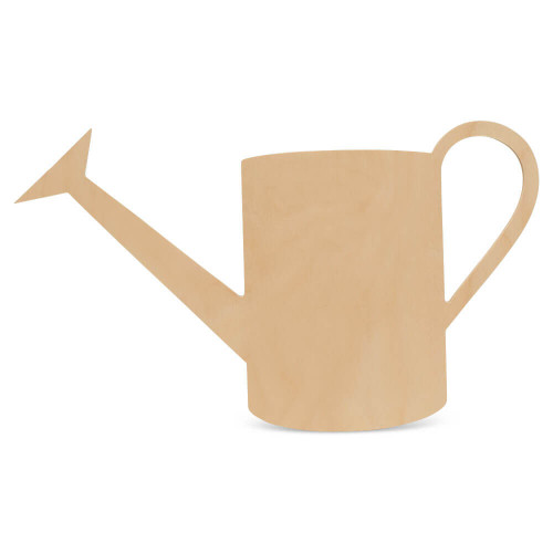 Woodpeckers Crafts Wood Watering Can Cutout Extra Large, 18" x 13.25" 