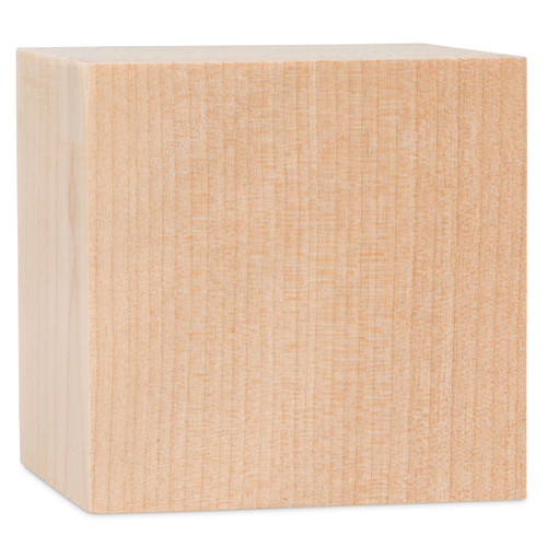 Small Wood Blocks, .5 Inch Wood Cubes, Blank Blocks, Unfinished