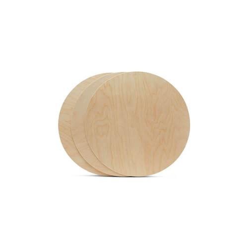 Woodpeckers Crafts Wood Circle Cutout, 4", 1/16" Thickness 