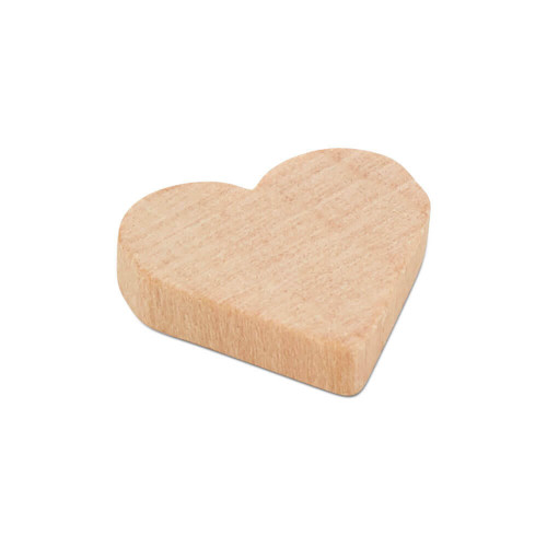 Wooden Heart Cutouts for Crafts 24 inch, 1/4 inch Thick, Pack of 10 Unfinished Heart Shaped Wooden Cutouts, by Woodpeckers