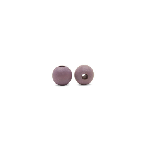 Woodpeckers Crafts 1/2" Purple Wooden Bead, with 5/32" Hole 