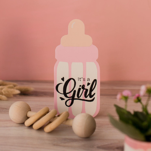 Baby Bottle Cutout 