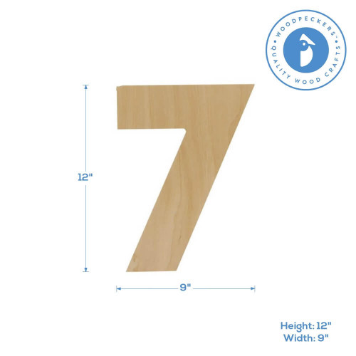 Wooden Letter M 12 inch or 8 inch, Unfinished Large Wood Letters for Crafts  | Woodpeckers