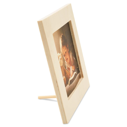 Unfinished Wood Photo Frame, 6”x6”