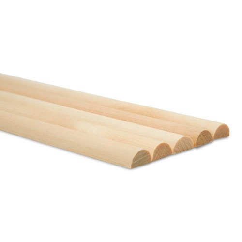 Wood Square Dowel Rods 1-1/2 inch x 36 Pack of 2 Wooden Craft Sticks for  Crafts and Woodworking by Woodpeckers 