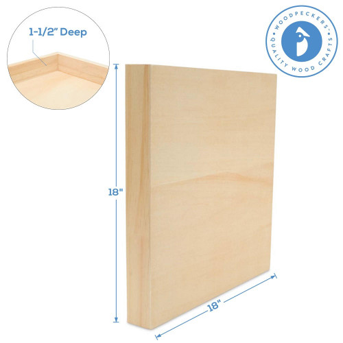 7/8 Deep Cradled Panels, Wood Painting Panels, Wood Art Boards, Cradled  Wood Panels