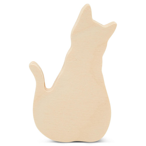 Woodpeckers Crafts Chunky Cat Cutout 