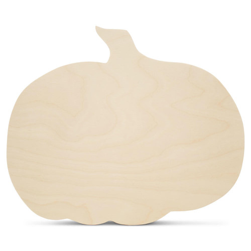 Woodpeckers Crafts 14" WOODEN PUMPKIN CUTOUT, 1/4” Thick 