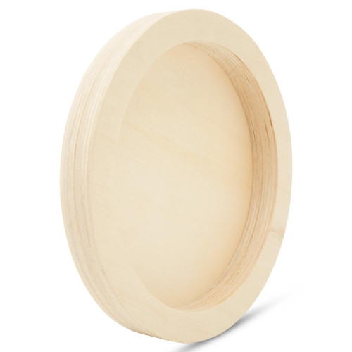 Round Wooden Plates For Crafts, Pack Of 5 14 Wooden Circles Unfinished  Wooden Circles