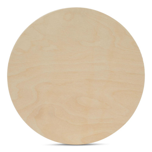 Woodpeckers Wooden Circle Cutouts, 20" x 1/2" Thick 