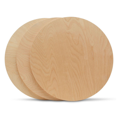 Woodpeckers Wooden Circle Cutouts, 20" x 1/2" Thick 