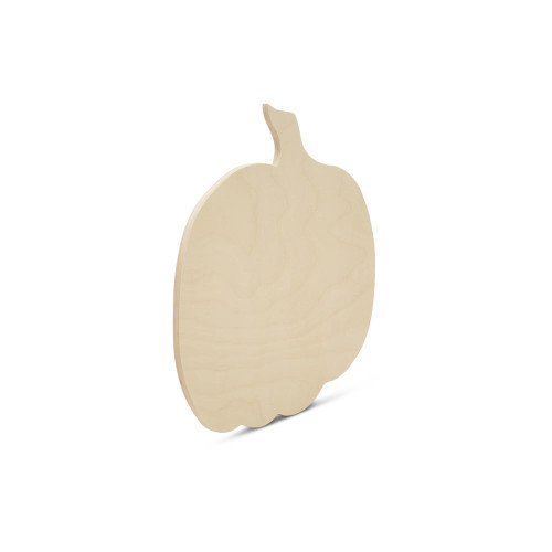 Woodpeckers Wooden Pumpkin Cutout, 5" x 1/4" thick 